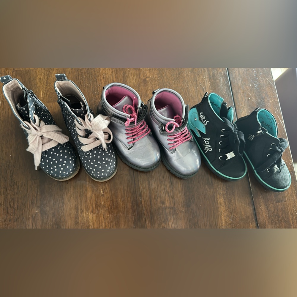 3 toddler girls boots size 9